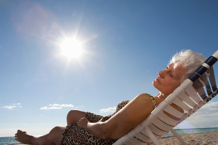 Senior Woman on the beach