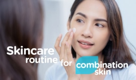 Skincare routine for combination skin