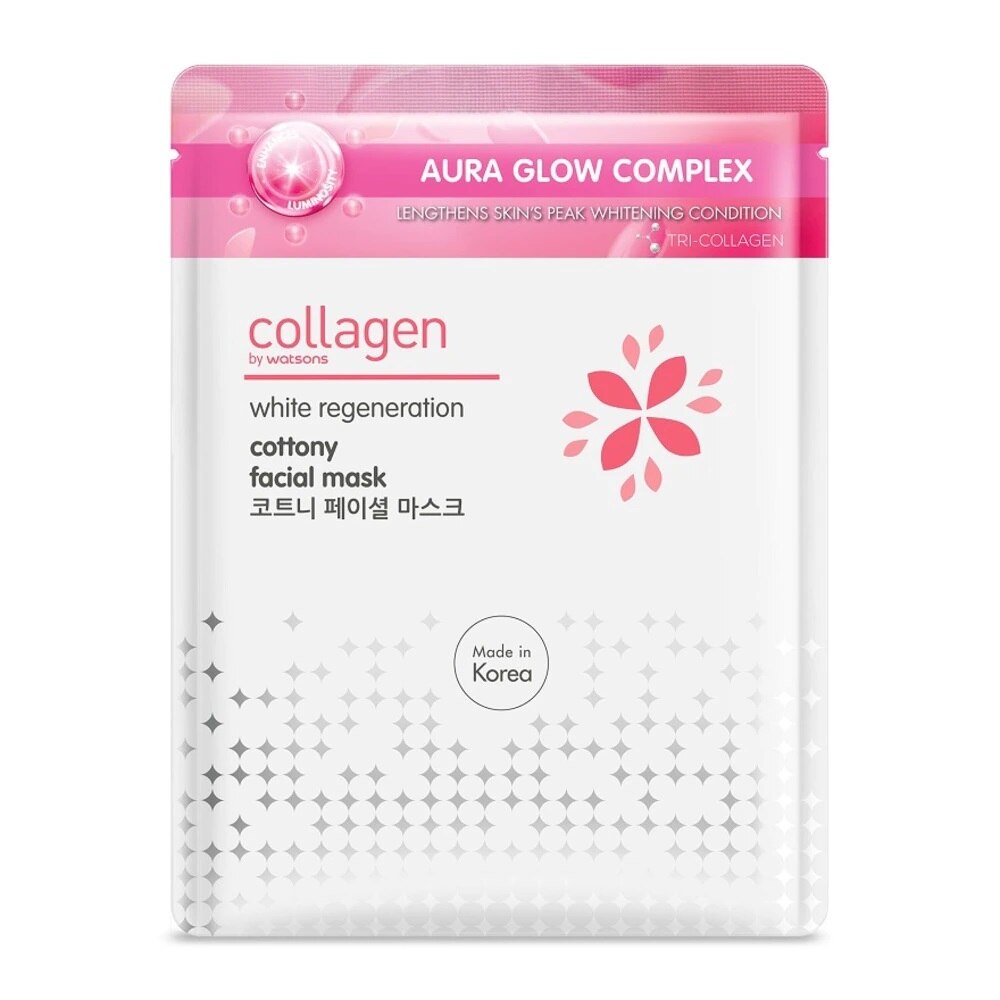 Collagen by Watsons  White Regeneration Facial Mask, best skincare solutions and routine for every skin type