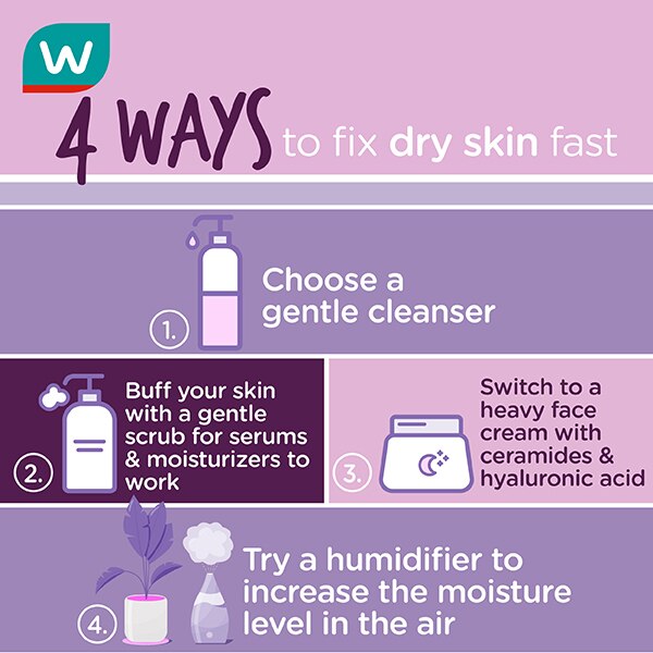 ways to fix dry skin fast, home remedies for dry skin