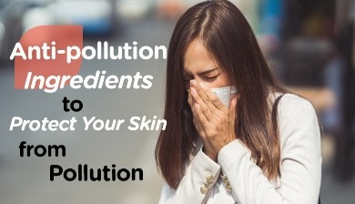 Anti-pollution skincare ingredients