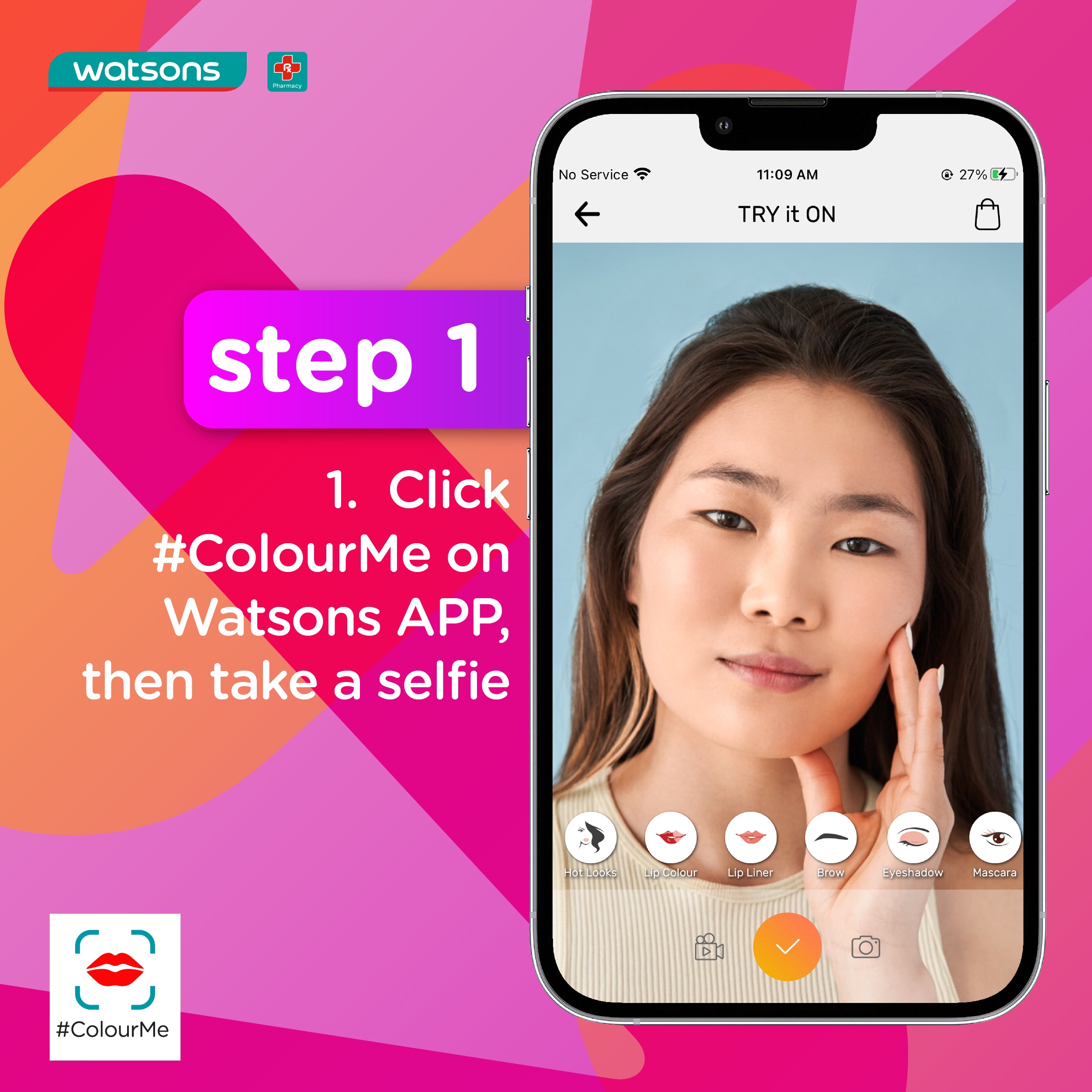 How to use Watsons #ColourMe 