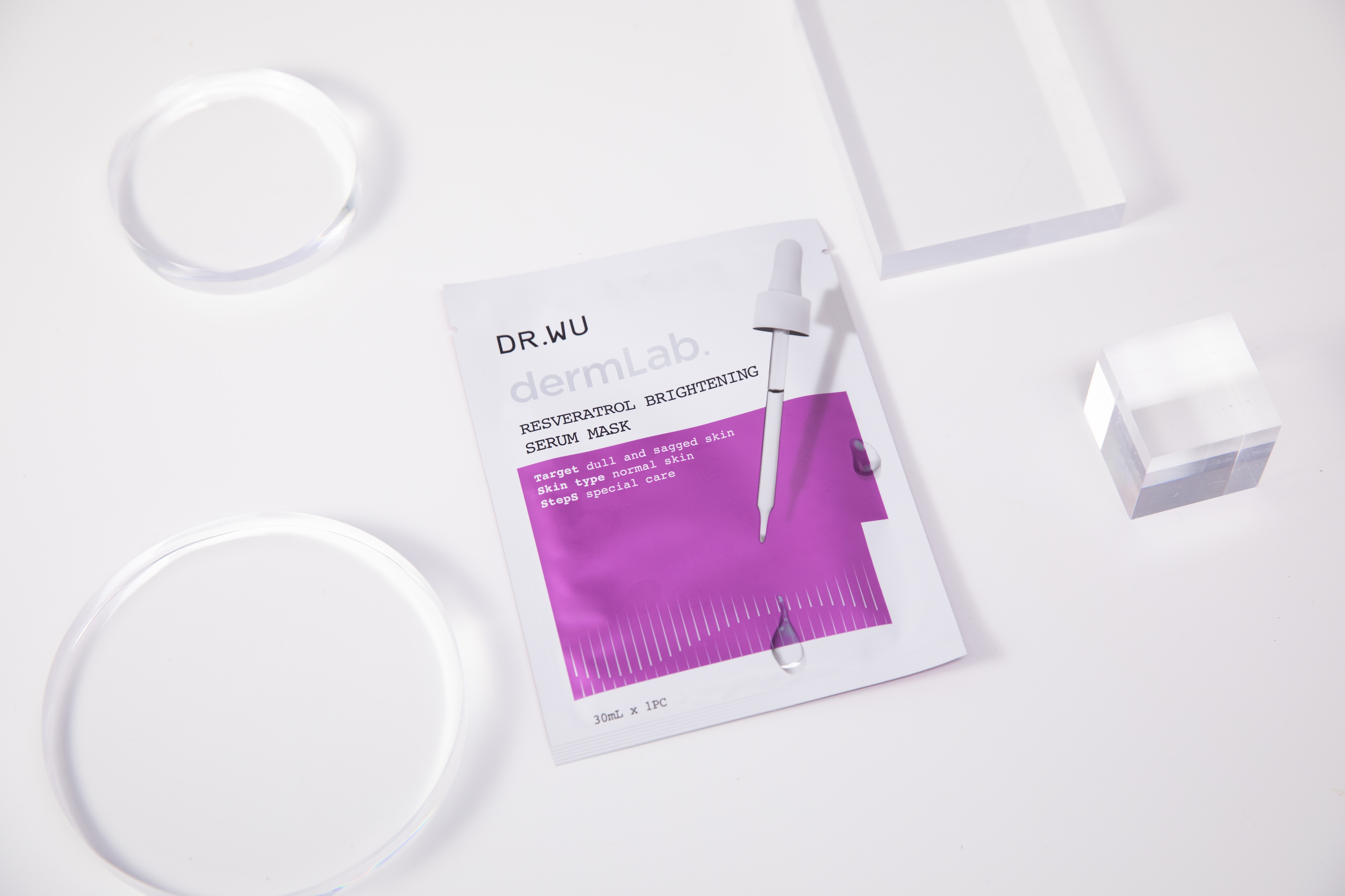 DR. WU Dermlab Resveratrol Brightening Serum Mask  