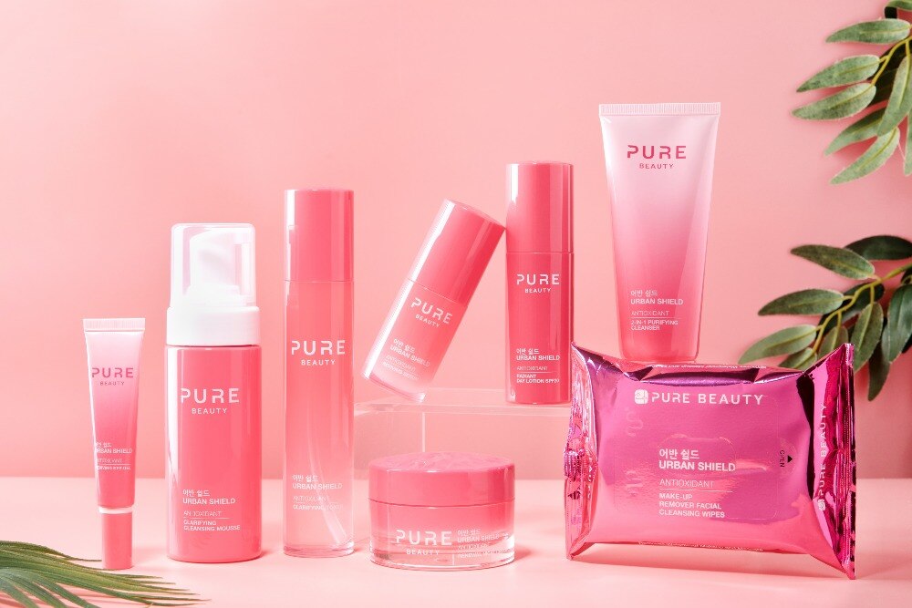 Double cleansing with Urban Shield by Pure Beauty