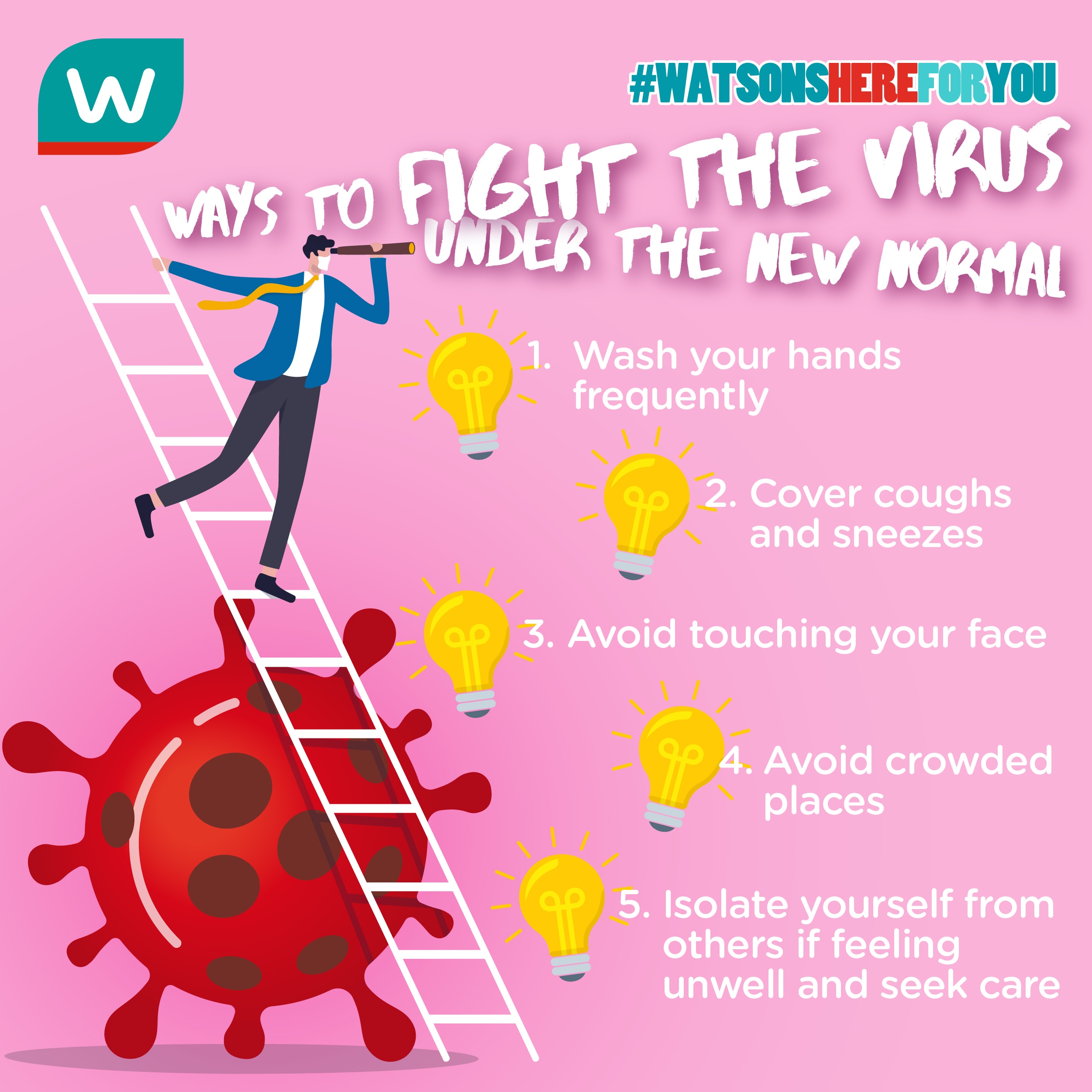 Ways to fight the virus under new normal