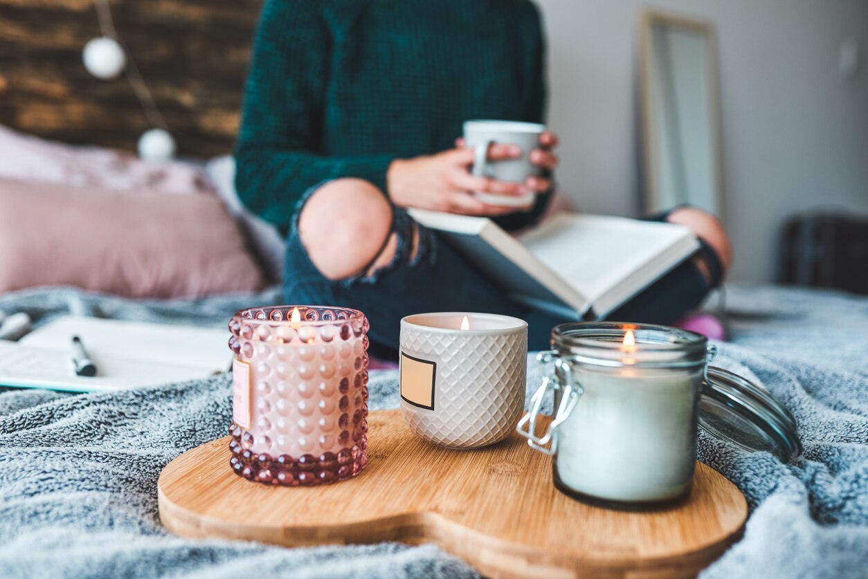 Plant-based wax Candle