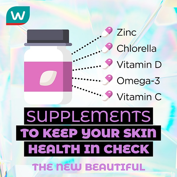 Supplements for healthy skin