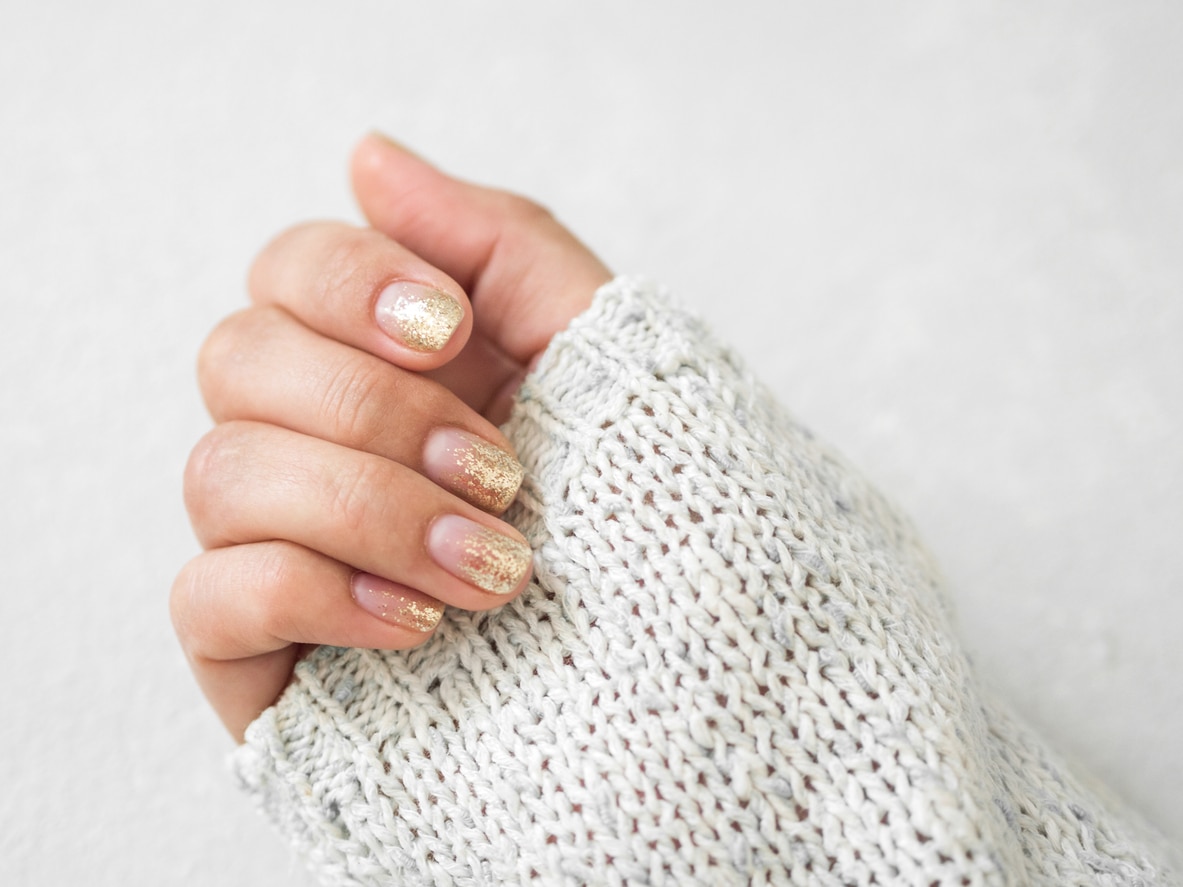 Metalic nails, fall nails trends and  ideas