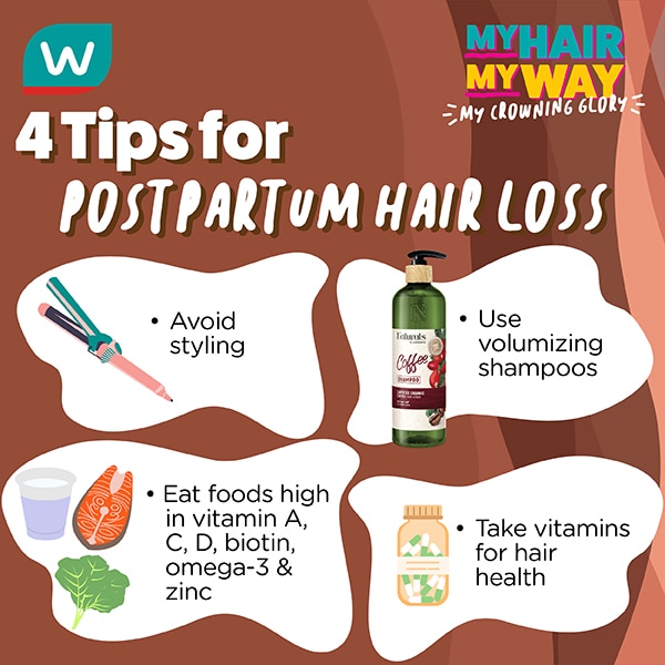 Tips to relief postpartum hair Loss 