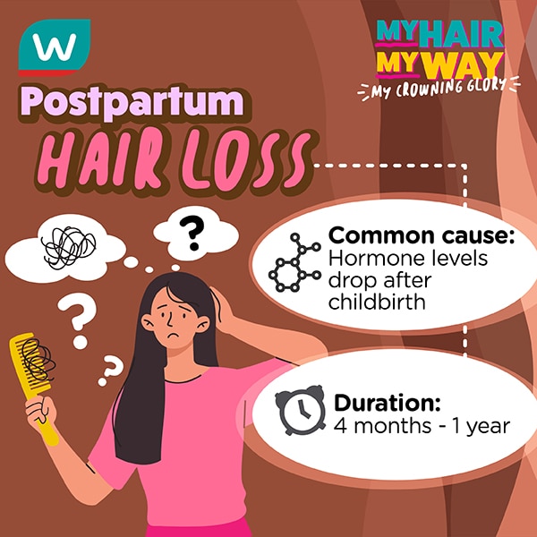 Tips to relief postpartum hair Loss 