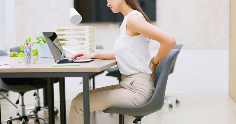 Why do office workers have back pain