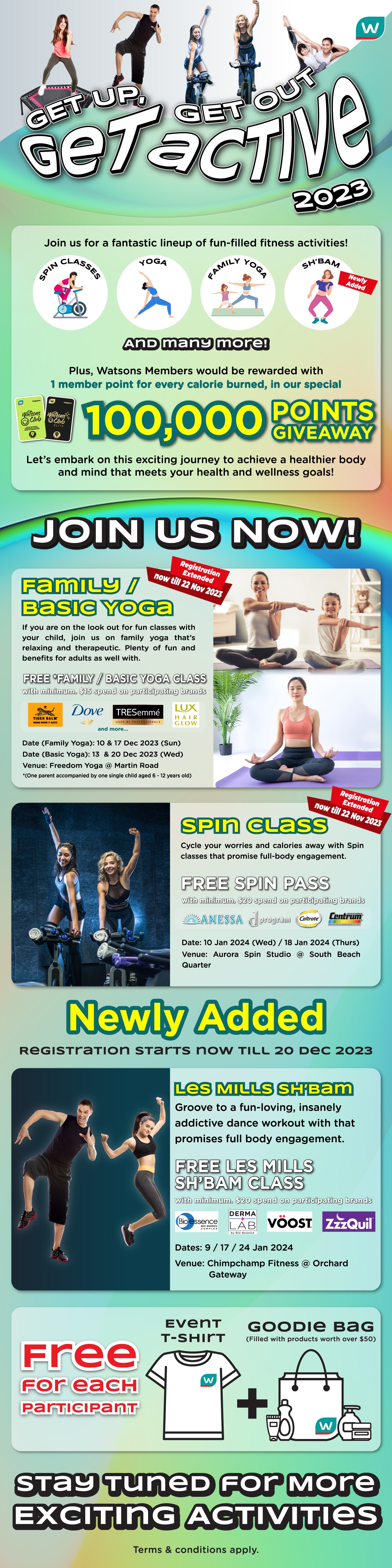 Get Activive GET UP GET OUT GET ACTIVE | Watsons Singapore