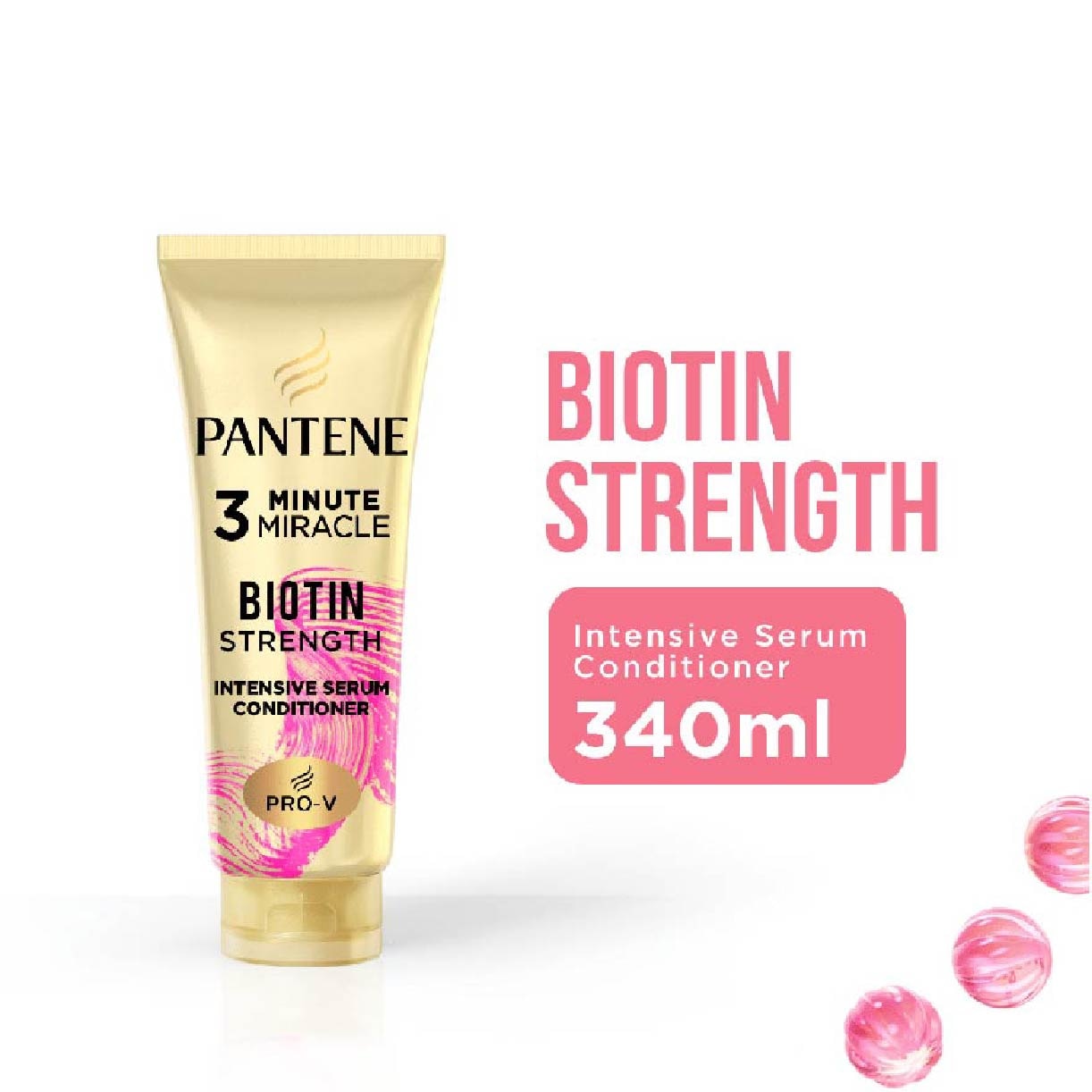 PANTENE, Pro-V 3 Minute Miracle Hair Fall Control Conditioner 340ml | Watsons Singapore PANTENE, Pro-V 3 Minute Miracle Hair Fall Control Conditioner 340ml | Watsons Singapore