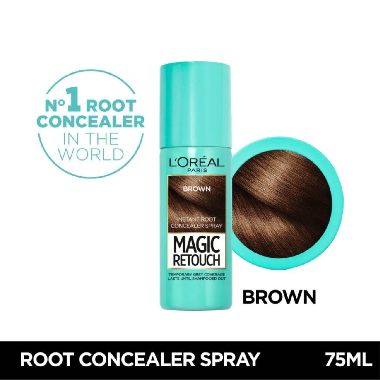 L'OREAL PARIS EXCELLENCE, Magic Retouch Dark Brown (Cover Grey Roots in 3 Seconds, No Ammonia & Peroxides) 75ml | Watsons Singapore L'OREAL PARIS EXCELLENCE, Magic Retouch Dark Brown (Cover Grey Roots in 3 Seconds, No Ammonia & Peroxides) 75ml | Watsons Singapore