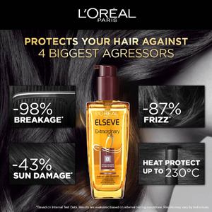 L'OREAL PARIS ELSEVE, Extraordinary Oil Hair Treatment Brown Hair Oil Extra Rich (For Dry to Damaged Hair) 100ml | Watsons Singapore L'OREAL PARIS ELSEVE, Extraordinary Oil Hair Treatment Brown Hair Oil Extra Rich (For Dry to Damaged Hair) 100ml | Watsons Singapore