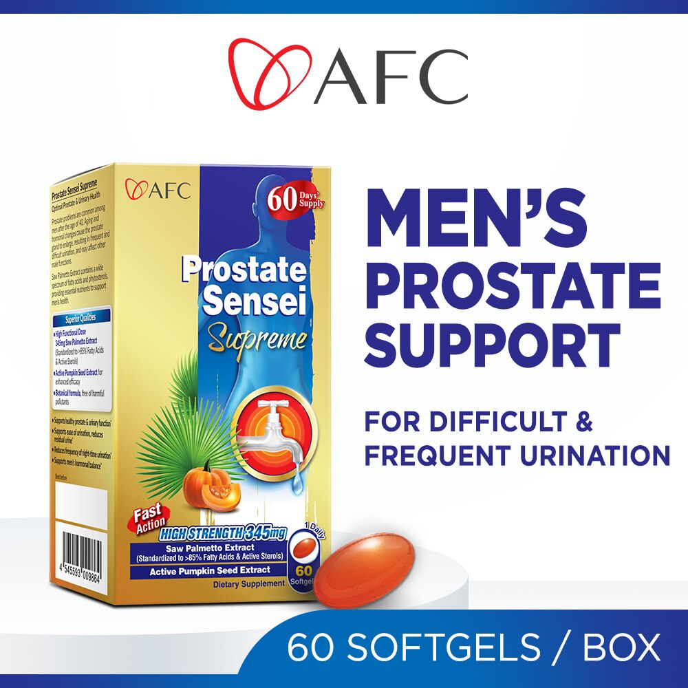 Afc Prostate Sensei Supreme Dietary Supplement Saw Palmetto Extract Afc Prostate Sensei Supreme Dietary Supplement Saw Palmetto Extract
