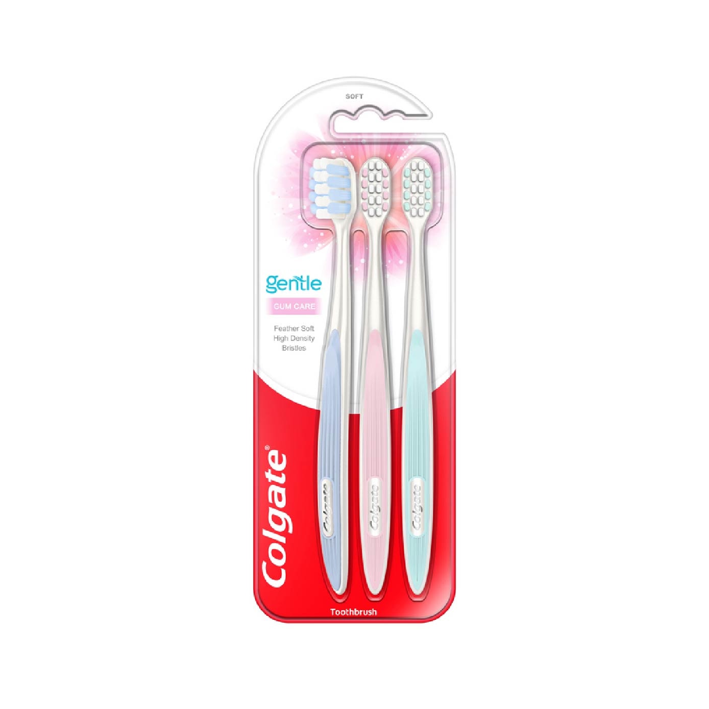 COLGATE Gentle Gum Care Toothbrush 3s | Oral | Watsons Singapore