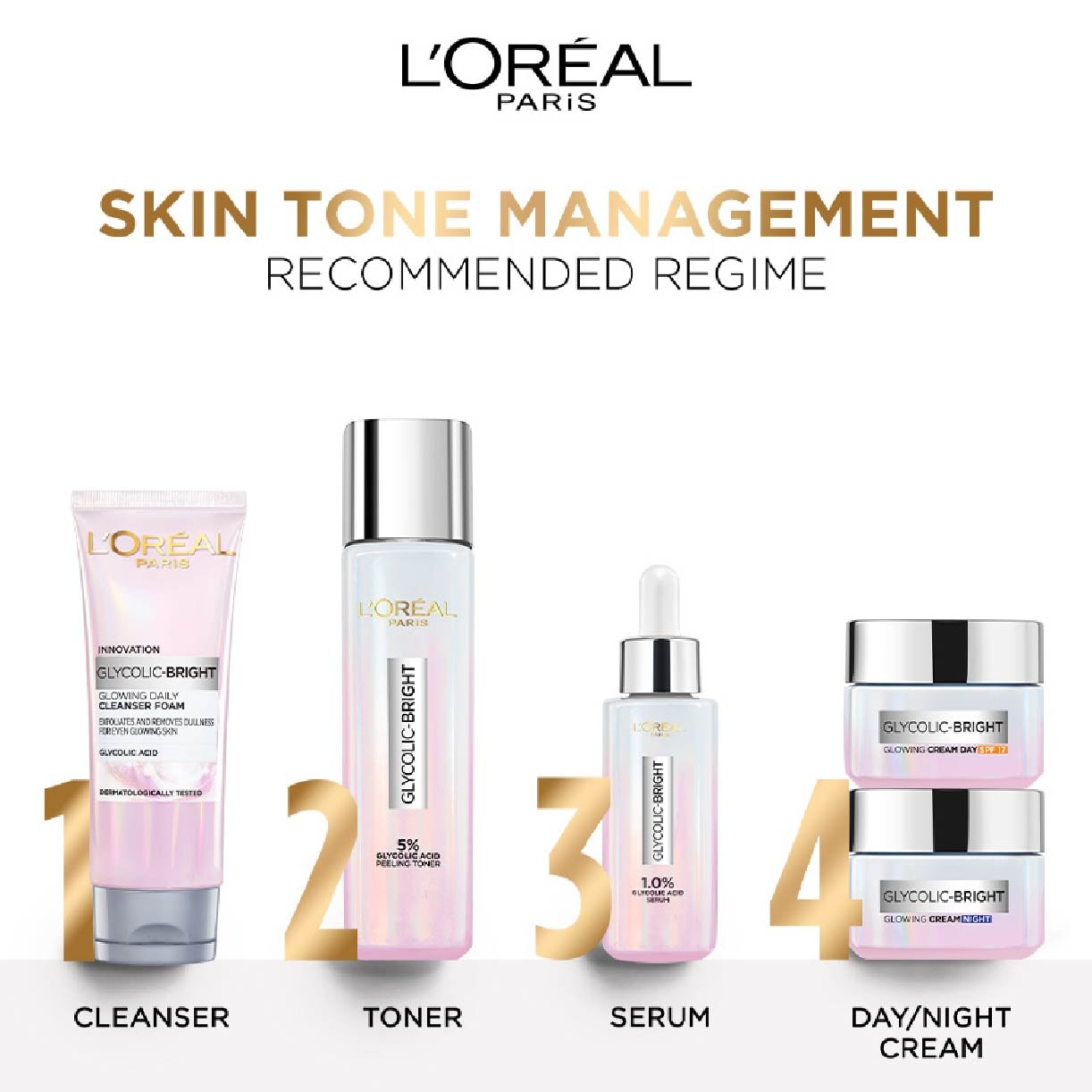 L OREAL PARIS SKINCARE Glycolic Bright Peeling Water With Brightening l-oreal-paris-skincare-glycolic-bright-peeling-water-with-brightening