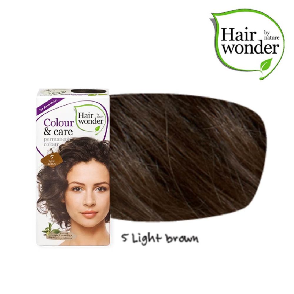 HAIR WONDER, Colour & Care Organic #5 Light Brown (For Beautiful And Glamorous Colour, Healthy, Strong And Silky Soft Hair) 100ml | Watsons Singapore HAIR WONDER, Colour & Care Organic #5 Light Brown (For Beautiful And Glamorous Colour, Healthy, Strong And Silky Soft Hair) 100ml | Watsons Singapore