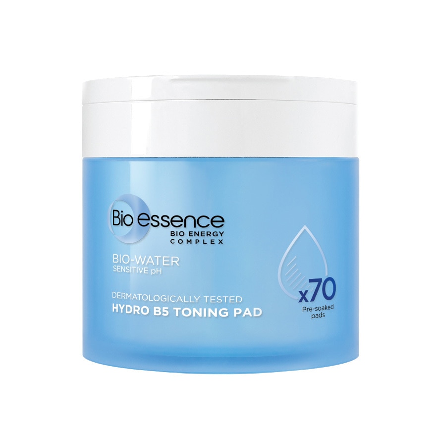 Bio-Water Sensitive pH Hydro B5 Toning Pad Instantly Hydrates and Gently Exfoliates for Clear Refine Skin 70s-52587.jpg