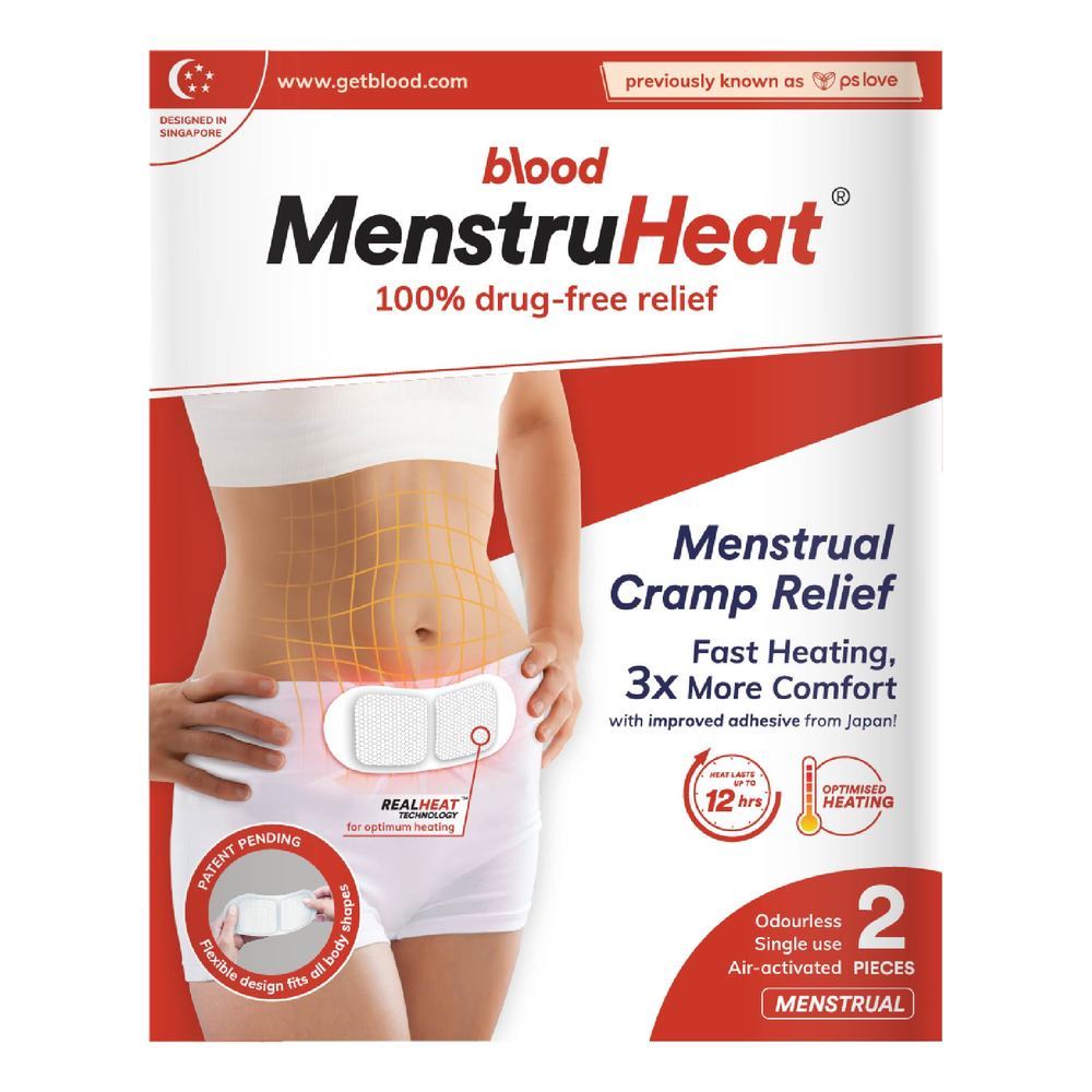 Blood MenstruHeat Menstrual Cramp Heat Pad