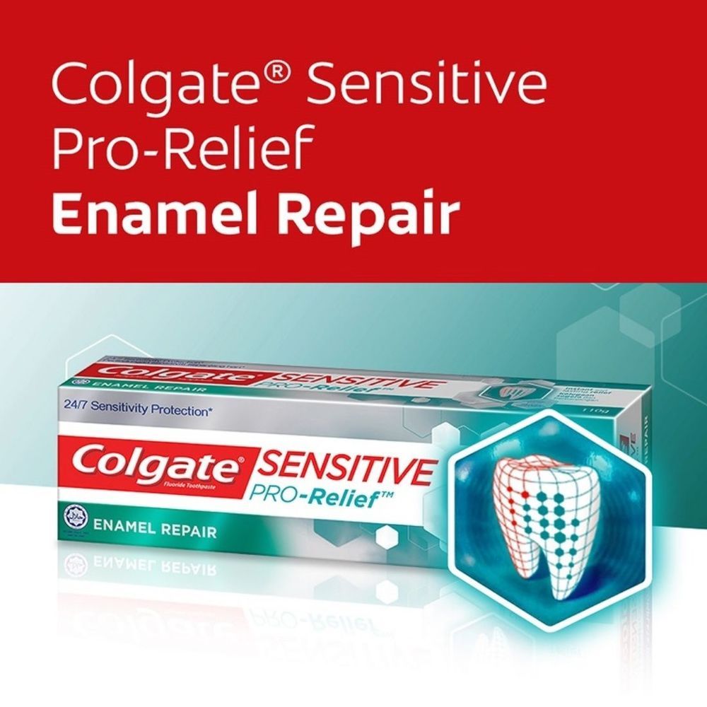 COLGATE Sensitive Pro Relief Enamel Repair Toothpaste 110g | Oral ...
